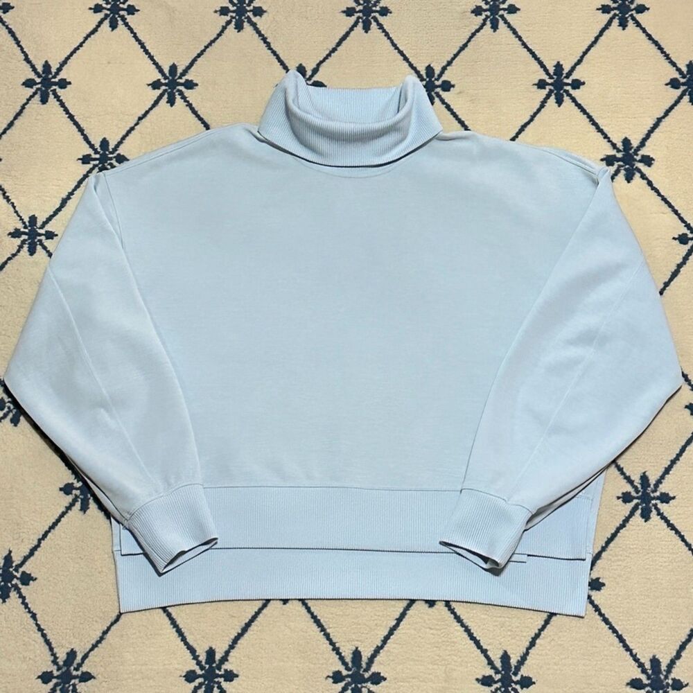Lululemon Softstreme Turtleneck Pullover - Powder Blue